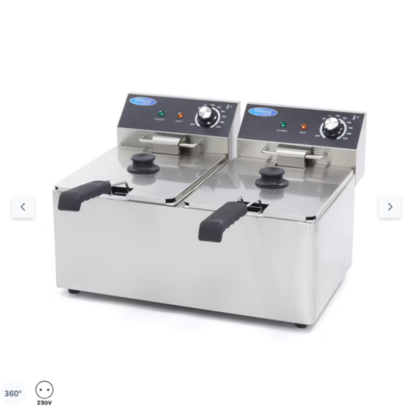  Φριτέζα 2 x 8L - Διπλό καλάθι